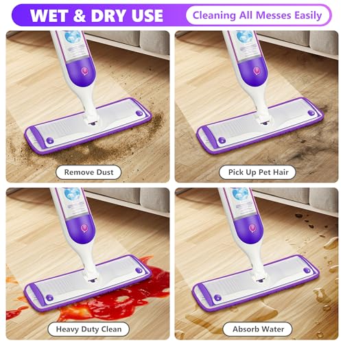 ILAVCOOL 6 Pack Reusable Mop Pads Compatible with Swiffer PowerMop, Wood Floor Pads Microfiber Mop Replacement Refills Machine Washable for All Floor Surfaces - Image 5