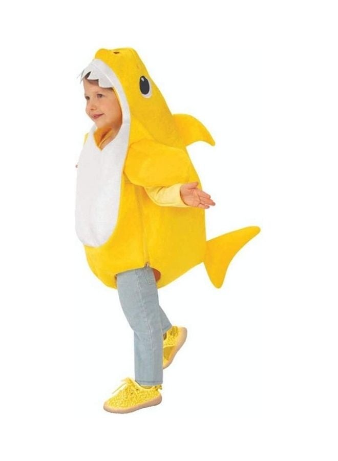 Halloween Yellow Shark Cosplay Costume for Kids - Image 1