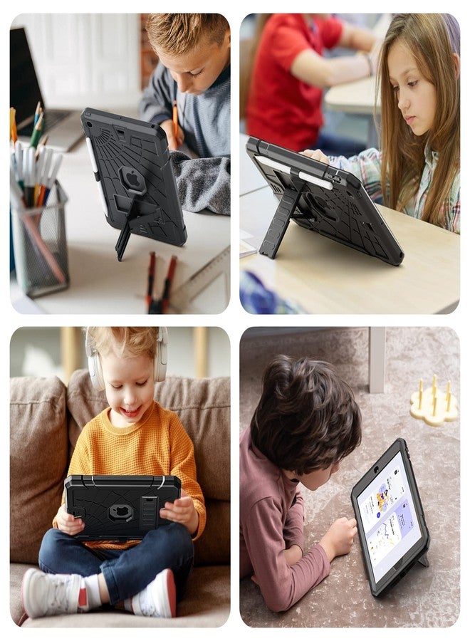 SIBEITU جراب SIBEITU لجهاز iPad 9.7 بوصة مع حامل قلم 2017/2018 | جرابات iPad من الجيل السادس مع حامل | جراب iPad من الجيل الخامس للأطفال | جراب حماية نحيف مقاوم للصدمات لجهاز iPad 9.7 بوصة من الجيل الخامس/السادس، أسود - Image 5