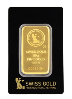 999.9 SwissGold Minted Bar 24KT - 50 grams