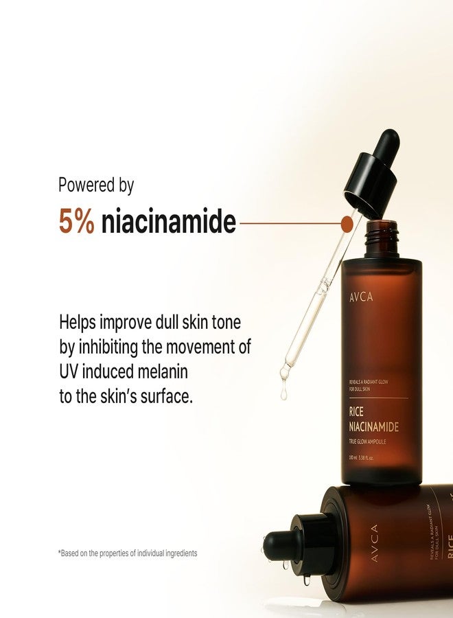 افكا سيروم AVCA بالأرز والنياسيناميد - سيروم للوجه يعزز الإشراق بخلاصة الأرز، 5% نياسيناميد، ترطيب خفيف الوزن، يساعد على تحسين مظهر البشرة وتقليل الزيوت، 100 مل (3.38 أونصة سائلة) - Image 4