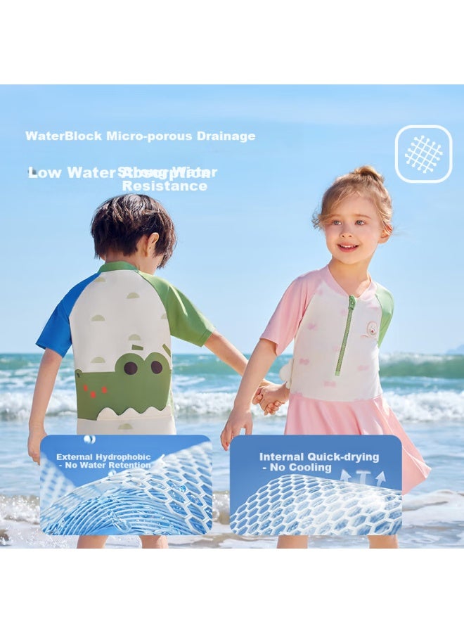 Lemonkid Kids' One-piece Sun Protection Swimsuit For Girls And Boys - Image 3