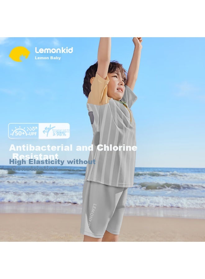 Lemonkid Kids' One-piece Sun Protection Swimsuit For Girls And Boys - Image 1