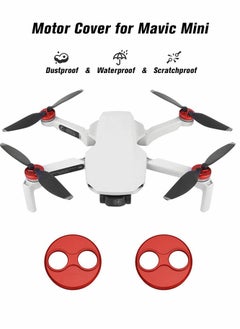 Generic Drone Motor Cover, Compatible with DJI Mavic Mini, for Prop Blade Motor Bundle Protection, Red  - Image 4