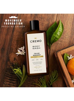cremo CREMO Rich-Lathering Italian Bergamot Body Wash, Notes of Italian Bergamot, Neroli Blossom, and Fresh Vetiver, 16 Fl Oz (Packaging May Vary)  - Image 2