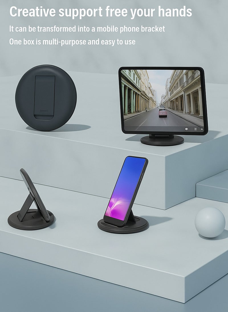 Yezler All-in-One Mini Digital Gadgets Storage Box with 6-in-1 Fast Charging Cables – 60W USB-C to Type-C, Lightning, Micro-USB – SIM & Memory Card Slot – Card Pin – Multi-Function Phone Holder – Portable Travel Cable Organizer - Image 4