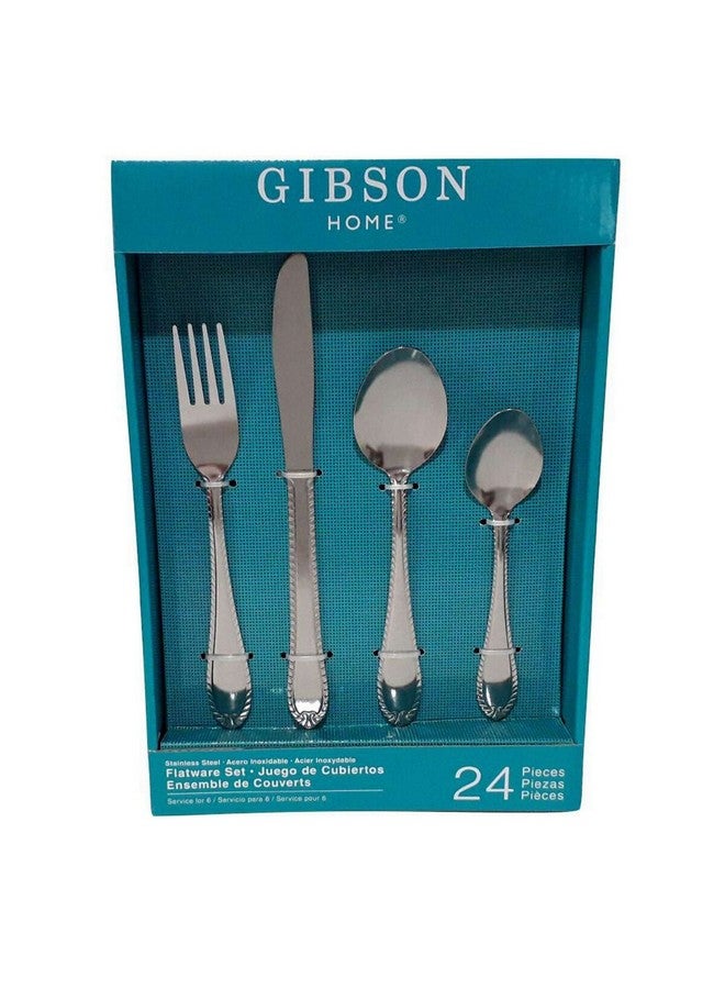 جيبسون طقم أدوات مائدة من الفولاذ المقاوم للصدأ ويلينجتون مكون من  قطعة فضي - Image 2