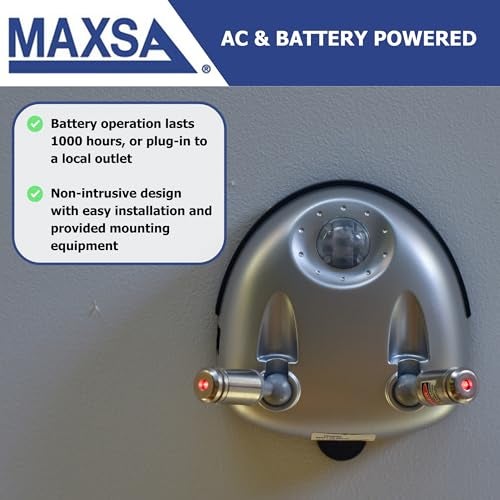 Maxsa Innovations ماكسا 37312 دليل وقوف السيارات بالليزر المزدوج بارك رايت، فضي - Image 5