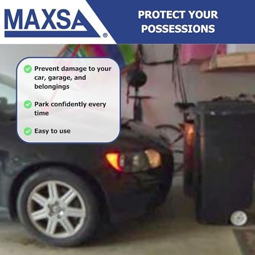 Maxsa Innovations ماكسا 37312 دليل وقوف السيارات بالليزر المزدوج بارك رايت، فضي - Image 2