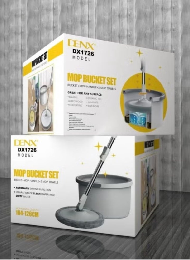 دينكس طقم ممسحة الأرضية الذكية الدوارة لتنظيف جميع الأرضيات - Image 2