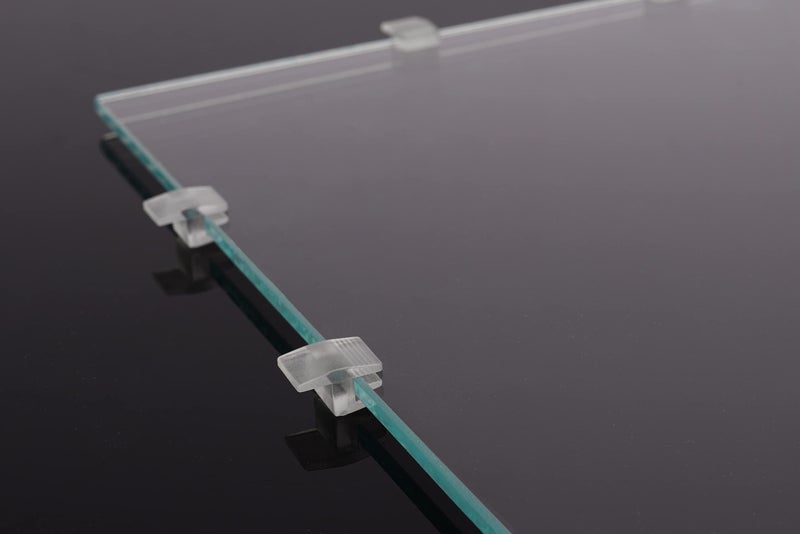 LANDEN Low-Profile Clear Acrylic Aquarium Cover Clips for 4mm Glass Lid (3.5mm Gap per Side) - 12pcs, Minimalist, Fits Rimless Tanks of All Thicknesses - Image 4