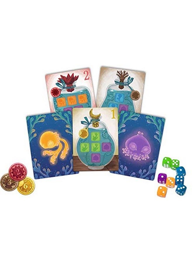 Z-Man Games Z-Man Games Noctiluca Board Game - Dive into The Glowing Depths in This Colorful Dice Game! Strategy Game for Kids & Adults, Ages 8+, 1-4 Players, 30 Minute Playtime, Made  - Image 3