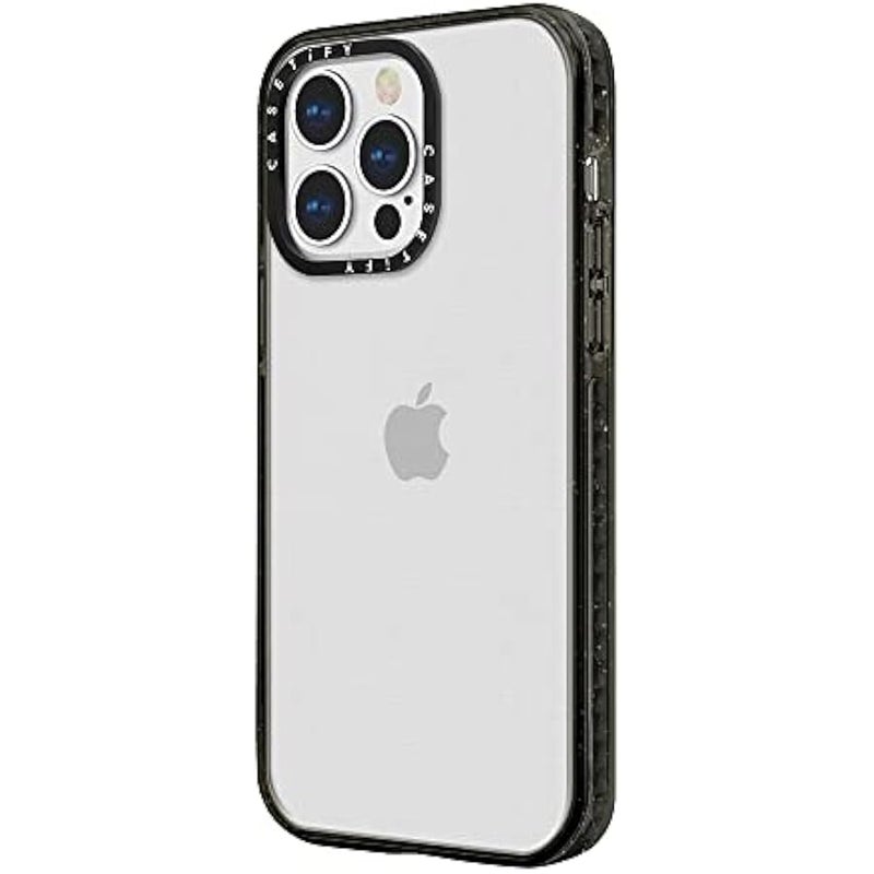 Casetify Impact Crush iPhone 13 Pro Case 【6.6ft Drop Protection】 - Clear Black - Image 2