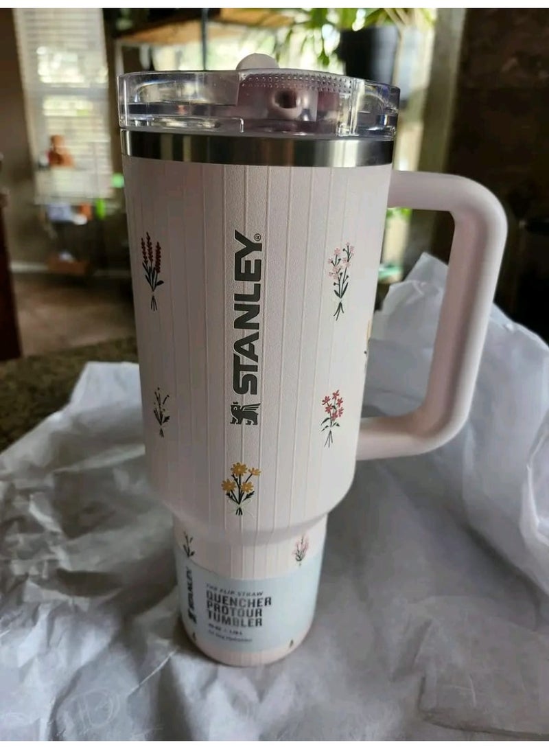 Stanley Quencher H2.0 FlowState Stainless Steel Vacuum Insulated Tumbler with Lid and Straw for Water, Iced Tea or Coffee, Smoothie and More, 40 oz - Image 2