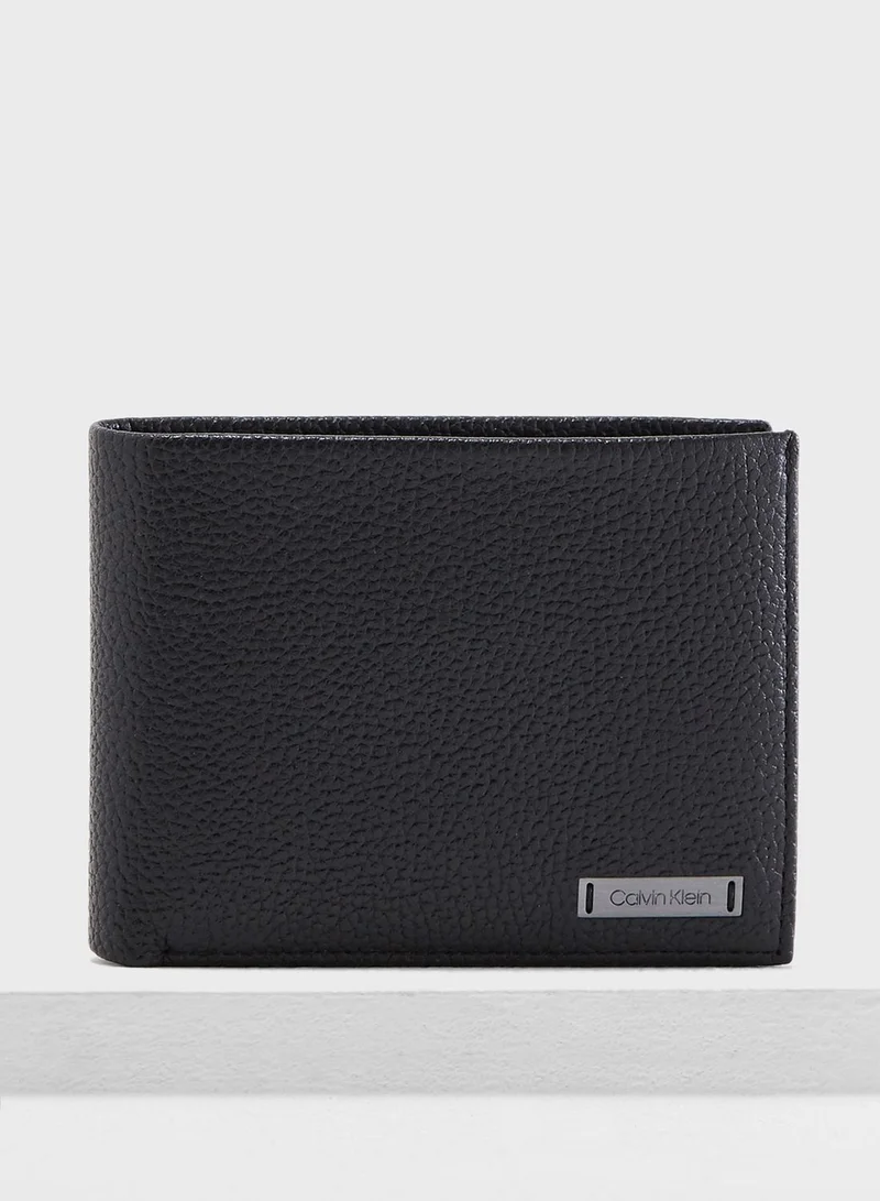 CALVIN KLEIN Pebble Plaque Coin Wallet