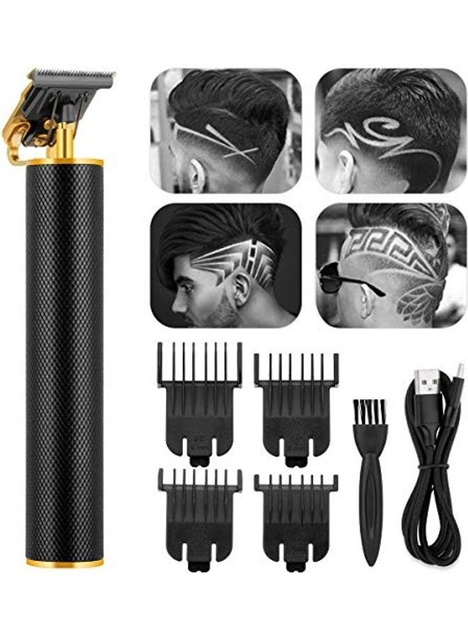 NIBEMINENT Electric Cordless Hair Clipper Grooming Cutting T-Blade Trimmer Kit Multicolour