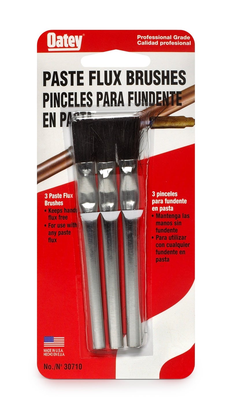 Oatey 30710 Acid Brush-Carded, 0.5 Inch, Metallic