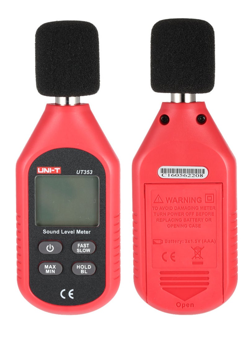 UNI-T - UT353 شاشة الكريستال السائل الصغيرة مستوى الصوت الرقمي متر أداة قياس الضوضاء ديسيبل مراقبة تستر 30-130dB - Image 1