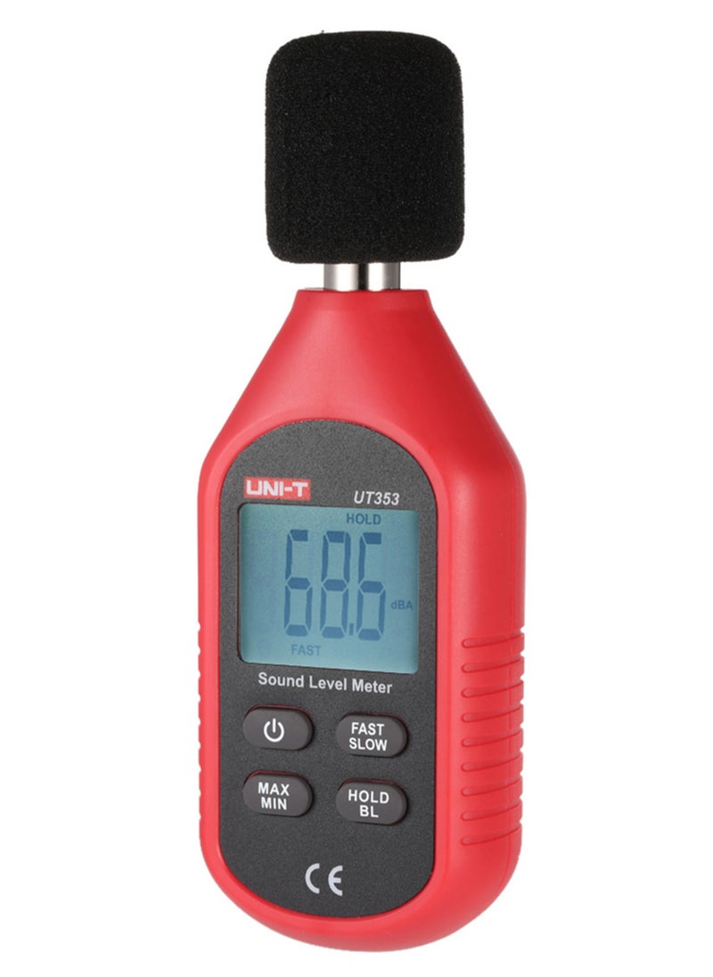 UNI-T - UT353 شاشة الكريستال السائل الصغيرة مستوى الصوت الرقمي متر أداة قياس الضوضاء ديسيبل مراقبة تستر 30-130dB - Image 1