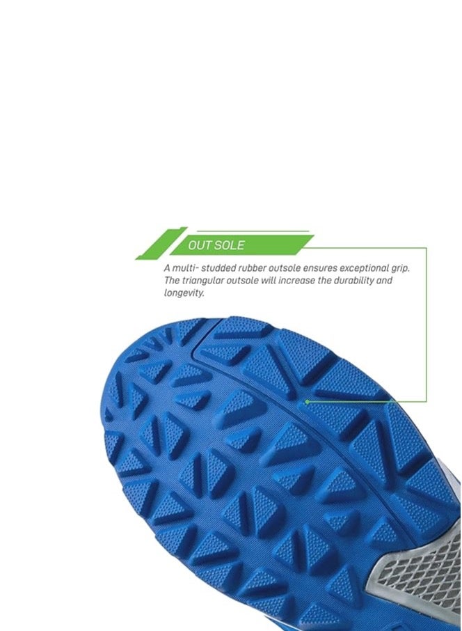SG SG Club 6.0 Cricket Shoes, Designed to Elevate Your Game to New Heights Power, Precision, and Comfort White/Royal Blue/Lime No 9 - Image 2