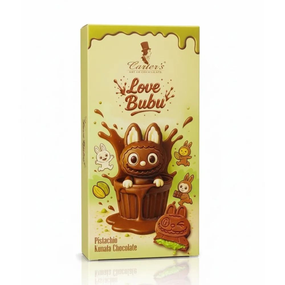 carter's Carters Love Bubu Figurine Pistachio Kunafa Flavored Chocolate- 100gms