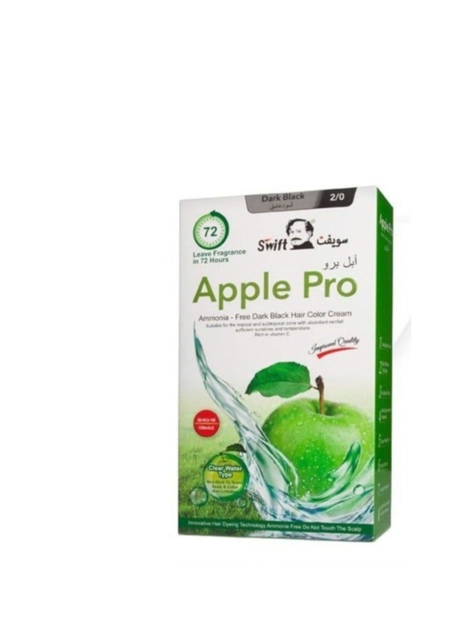سويفت صبغة شعر أسود غامق 2/0 من سويفت ابل برو 100 ملي - Image 1