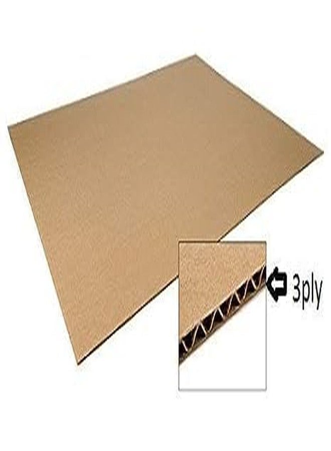 Powerlon® Corrugated Boxes 4.5 x 4.5 x 2 Inches Brown 3 Ply Small Corrugated Cardboard Packaging Box for Moving, Packing, Shifting, Gifting, Multi Purpose Use (Pack of 100) - Image 3