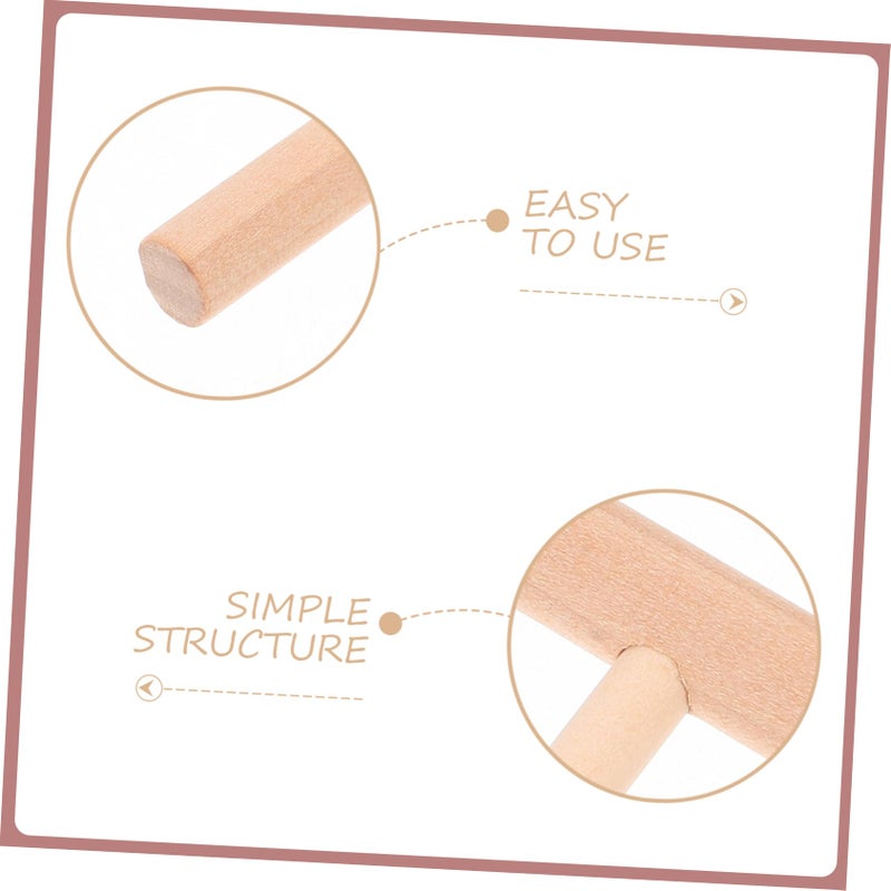 Wooden Crepe Spreader Beige Kitchen Tool 15 5 X 12 Cm Dough Distributor - Image 4