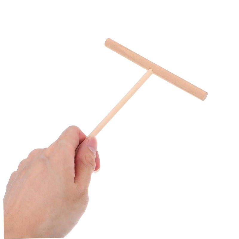 Wooden Crepe Spreader Beige Kitchen Tool 15 5 X 12 Cm Dough Distributor - Image 5