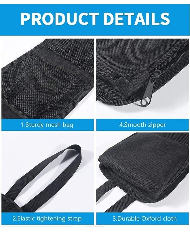 Car Seat Side Organizer, Auto Storage Hanging Bag,Stuff Holder with Mesh Pocket for Cars, SUV & Truck,Hanging Tissue Box Dispenser Bag,Vehicle-mounted Bag - Image 3