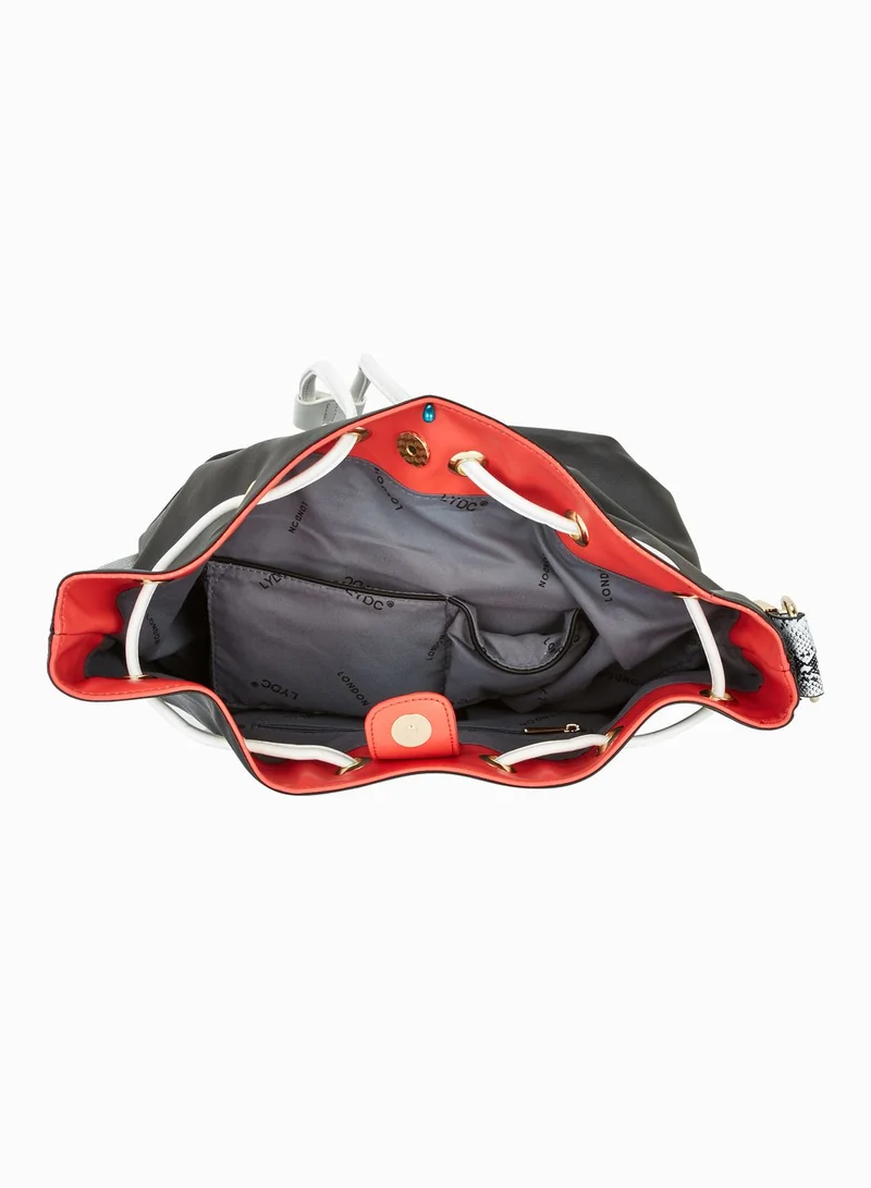 LYDC London Pull String Hobo