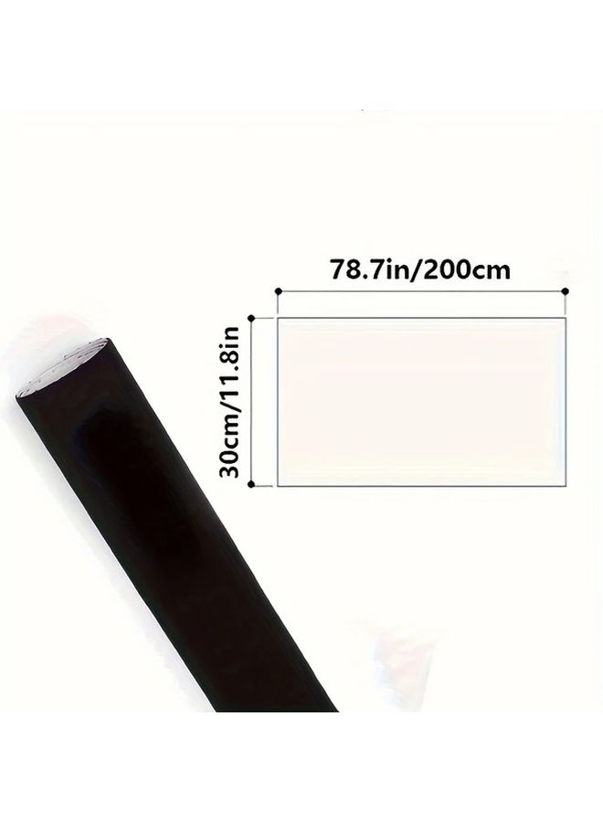 Coffee Brown Self Adhesive Film 11.8 Inch By 78.7 Inch Luxury Interior Upgrade Easy Application Non Slip Grip Scratch Protection For Car Home Office Seat Cover - Image 2