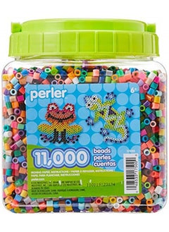 Perler Perler Beads Assorted Multicolor Fuse Beads For Kids Crafts  11000 Pieces  - Image 1