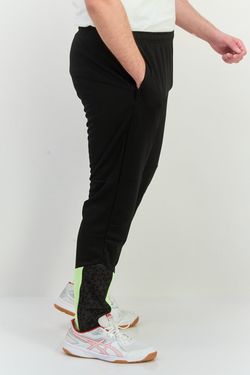 PUMA سروال رياضي للرجال بشعار العلامة التجارية، خارجي، أسود - Image 2