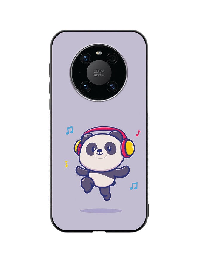 VR CREATIVE Protective Case Cover For Huawei Mate 40 Panda With Headphone Design Multicolour - Image 1