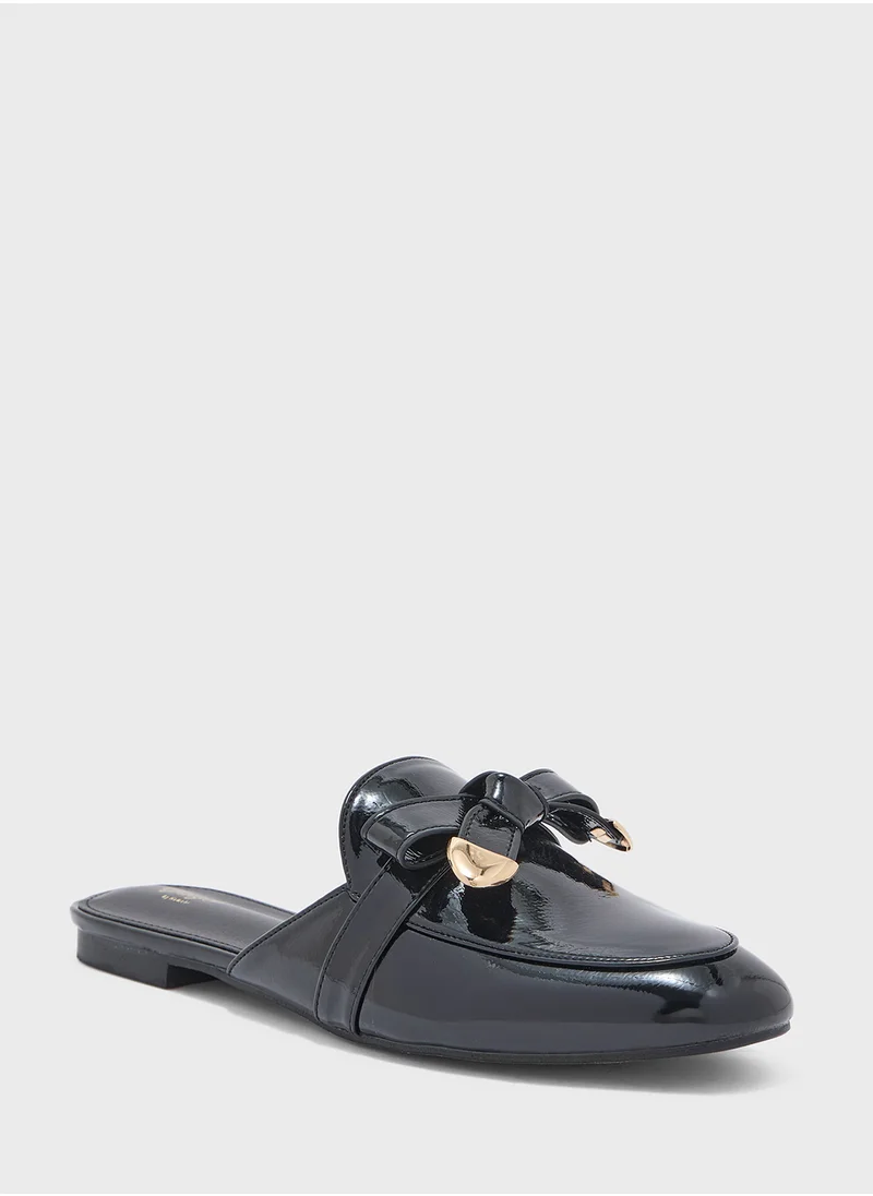 جينجر Bow Detail Slip On Shoe