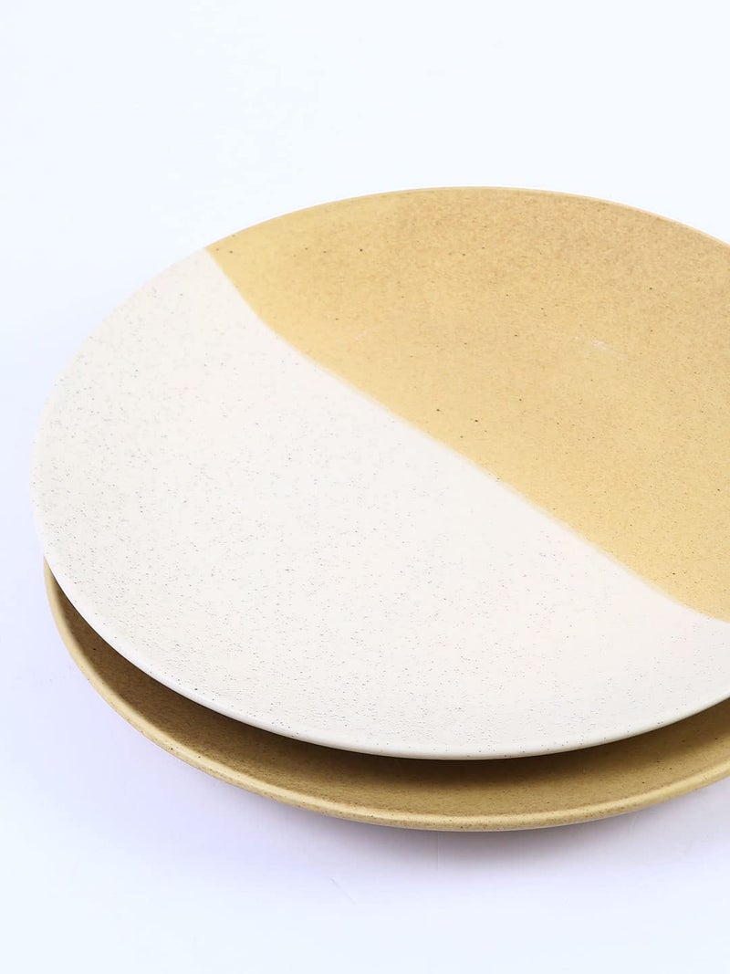 Wonderchef Teramo Yellow Dinner Plate Set of 2 - Image 2