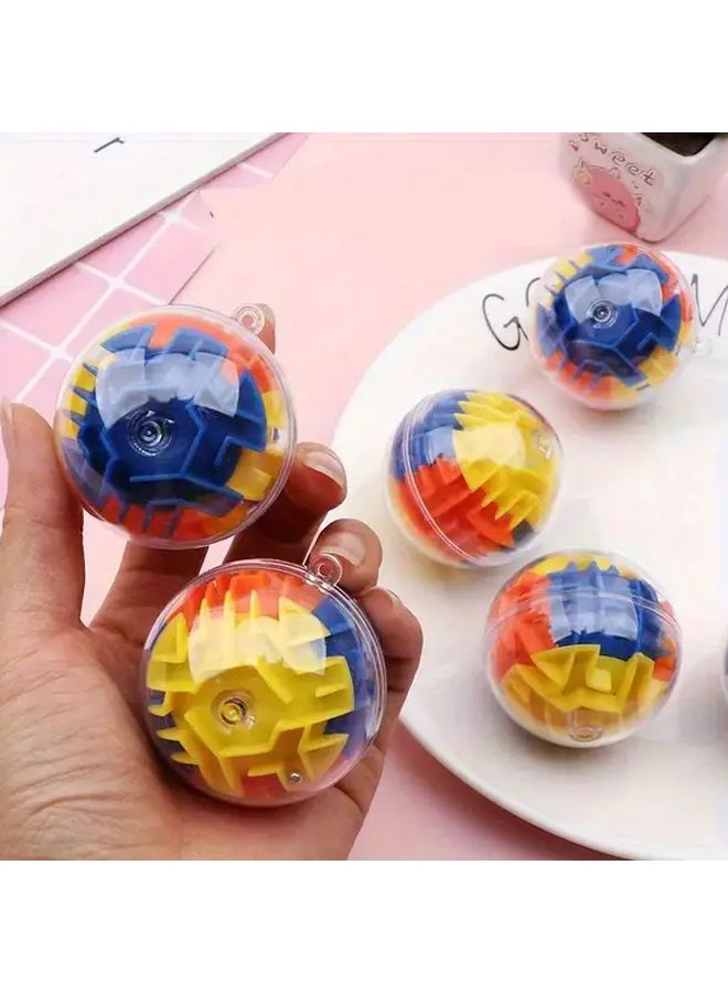 10pcs Mini 3D Magic Maze Puzzle Balls Kids Party Favors Classroom Treasure Box - Image 5
