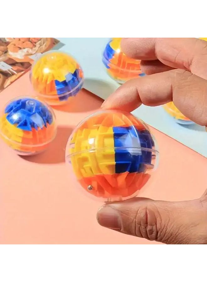 10pcs Mini 3D Magic Maze Puzzle Balls Kids Party Favors Classroom Treasure Box - Image 3