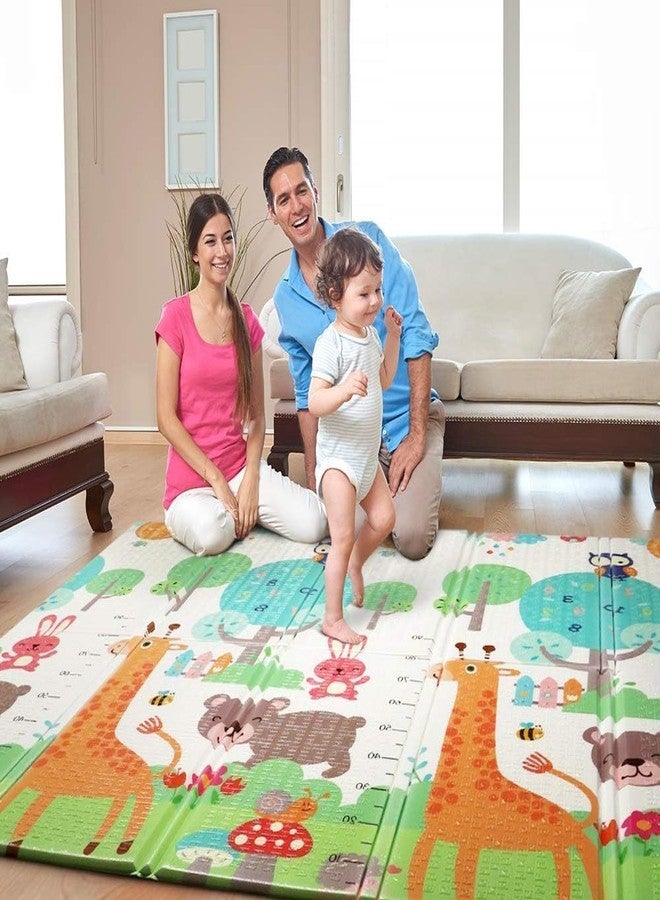 EXOTICE Waterproof Double Sideed Alphabet Learning Carpet Mats for Kids Crawling Baby Playmat Anti Skid for Kids Baby Playmat Carpet for Crawling Extra Large Floor Mat (6.5X6 Feet) - Image 3