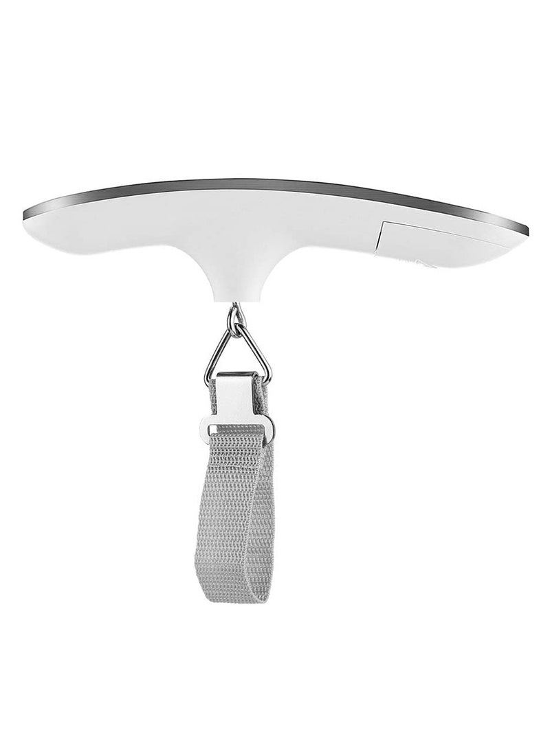 سبيس ميزان امتعة رقمي عالي الدقة، ميزان امتعة معلق باضاءة خلفية للحقائب، ميزان محمول، مقياس شنط السفر بحد اقصى 110 باوند/50 كجم، مناسب للسفر واكسسوارات السفر والهدايا - Image 4