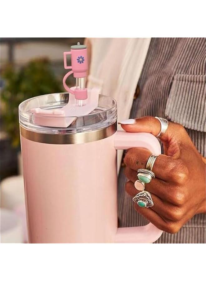 HOOKOR 6Pcs Straw Cover Cap for Stanley Cup ，Silicone Straw Topper Compatible with Stanley 30&40 Oz Tumbler Drinking Straw Tip Covers Cups Accessories Protectors Plugs (Mini Cup) - Image 5