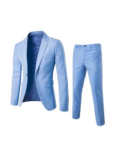 KUYING New Slim Fit Suit Set 