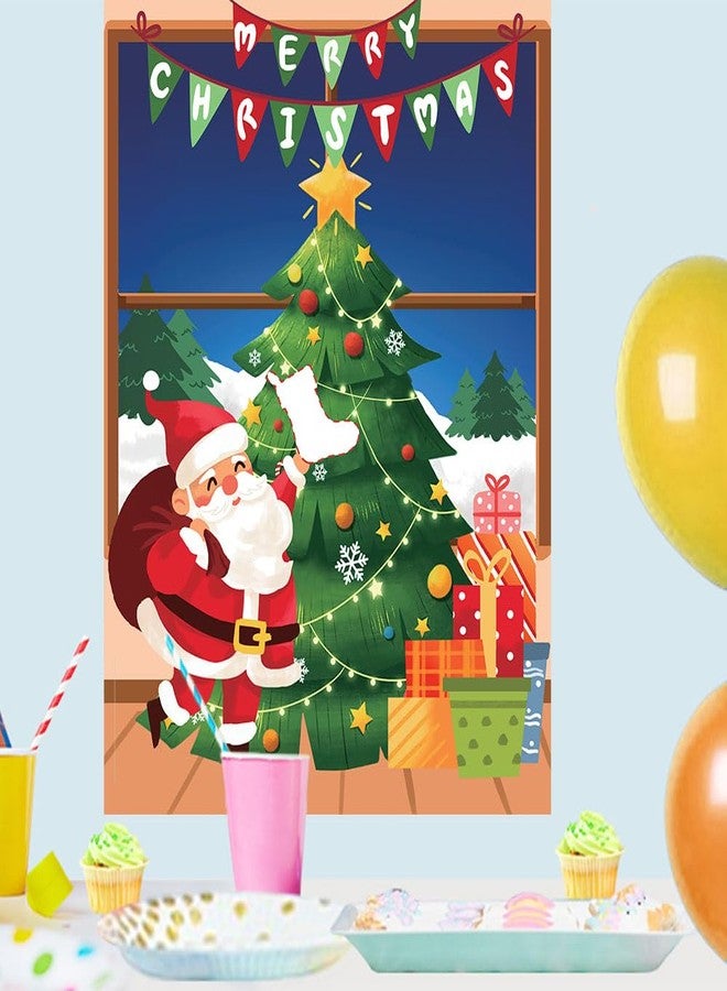 Roscid Christmas Games Pin the Christmas Stockings on the Xmas Tree 48 Stickers 2 Blindfolds Mas Party Games Holiday Decorations Santa Themed Activity Pin Game New Year Decor School Classroom Office Travel - Image 5