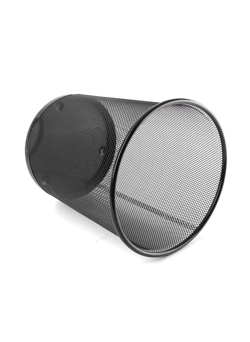 MSA MSA Metal Mesh Dustbin for Waste Papers Black  - Image 3