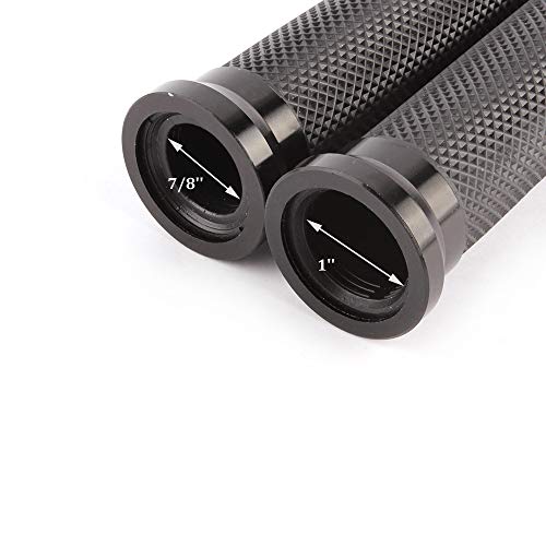 MISS MOLY MOTORCYCLE 7/8" HAND GRIPS HANDLE BAR GEL FOR YAMAHA YZF 600 R6 Suzuki GSXR 1000(Black) - Image 3