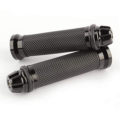 MISS MOLY MOTORCYCLE 7/8" HAND GRIPS HANDLE BAR GEL FOR YAMAHA YZF 600 R6 Suzuki GSXR 1000(Black) - Image 2
