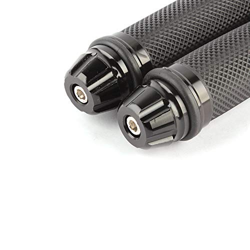 MISS MOLY MOTORCYCLE 7/8" HAND GRIPS HANDLE BAR GEL FOR YAMAHA YZF 600 R6 Suzuki GSXR 1000(Black) - Image 5