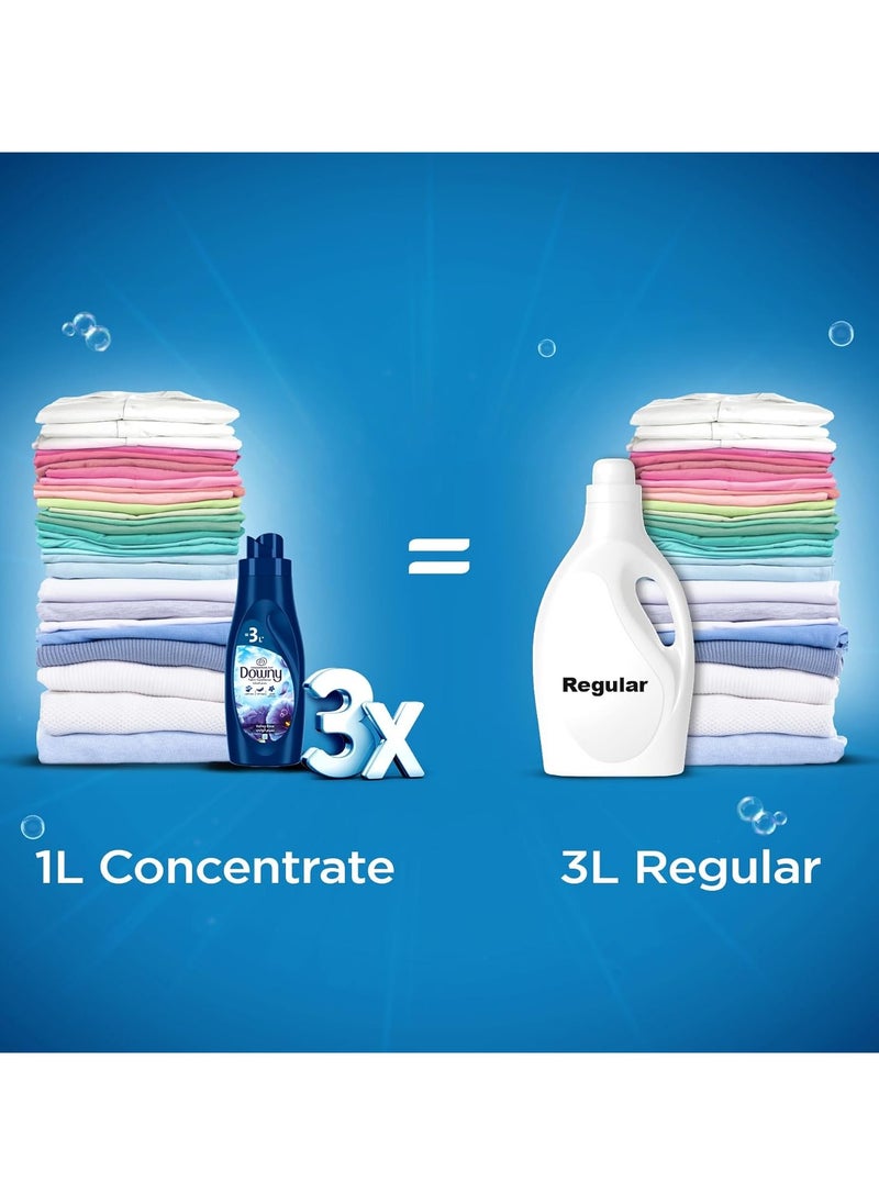 Downy Downy Concentrate Fabric Softener Valley Dew, 3 x 1L  - Image 2