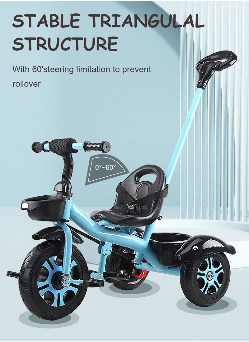 Tricycles for Kids, with Storage Basket, Adjustable Seat and Parent Push Handle, Children Trike for 1-6 Years Boys and Girls, Balance Bike for Indoor Outdoor - pzsku/ZE439C8411932A45A881DZ/45/_/1737449553/840f4c61-4c8b-4b2a-9a54-11c92444c6ba